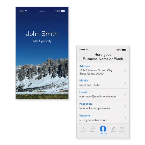 iPhone iOS Customizable Flat UI Style