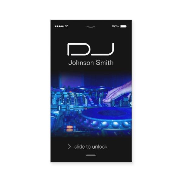 iPhone iOS Style - Turntable Scratching Music Dj