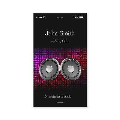 iPhone iOS Style - Unique and Stylish Party DJ