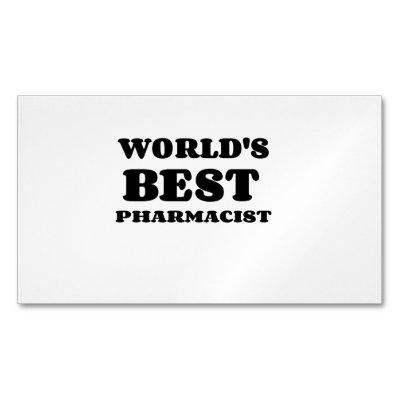 iPiccy-DesignWORLD'S BEST PHARMACIST  Magnet