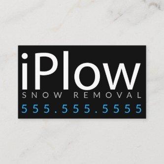 iPlow. Snow Removal Snow Plowing