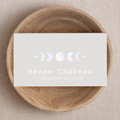 Iridescent Moon Phase Spiritual