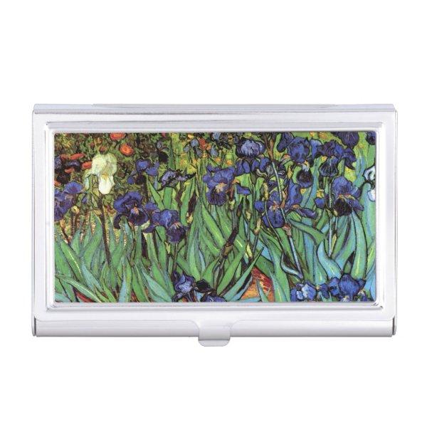 Irises by Vincent van Gogh, Vintage Garden Art  Case