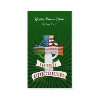 Irish American Cross Custom