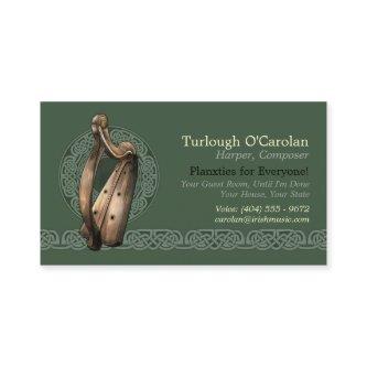 Irish Harp , Style 2, Horizontal