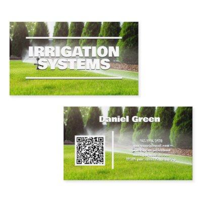 Irrigation Watering Services Custom QR