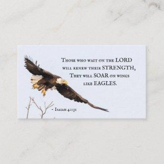 Isaiah 40:31 Bald Eagle Christian Bible Verse