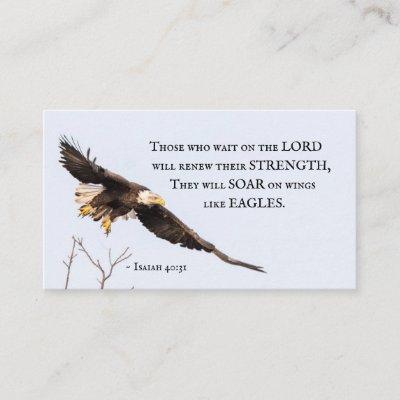 Isaiah 40:31 Those who wait on the Lord, Bible