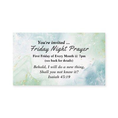 Isaiah 43:19 I will do a new thing Church Flyer