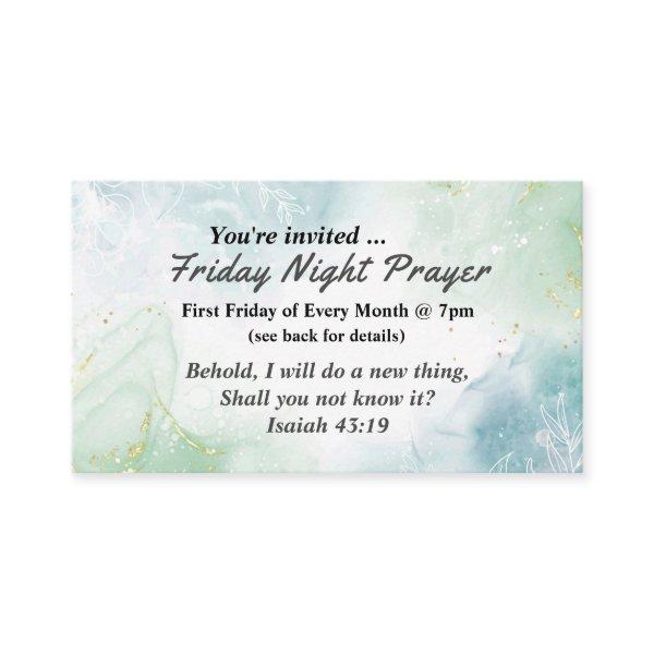 Isaiah 43:19 I will do a new thing Church Flyer