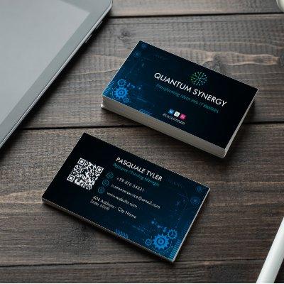 IT Consulting Business | Simple Dark Futuristic