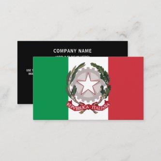 Italian Flag & National Emblem, Flag of Italy