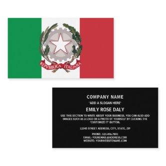 Italian Flag & National Emblem, Flag of Italy