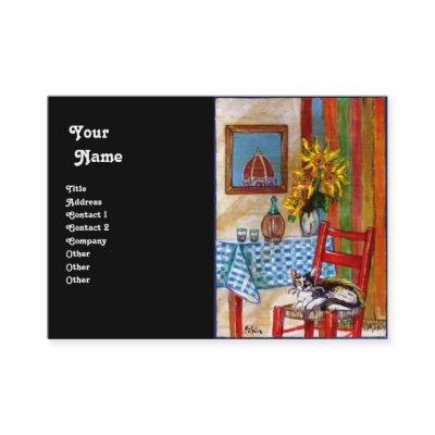 ITALIAN KITCHEN IN FLORENCE, black