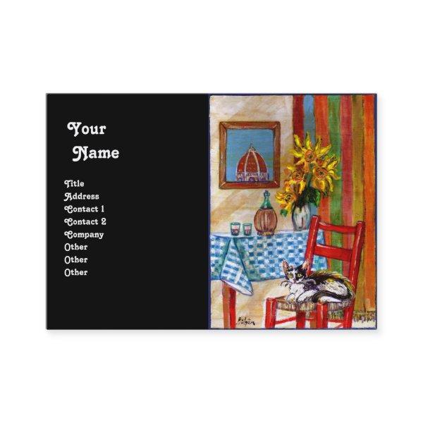 ITALIAN KITCHEN IN FLORENCE, black