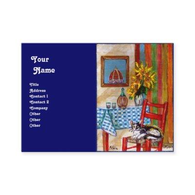 ITALIAN KITCHEN IN FLORENCE, blue