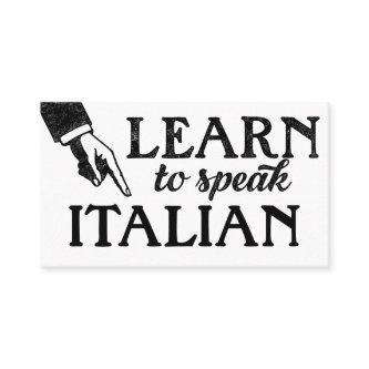 Italian Language Lessons
