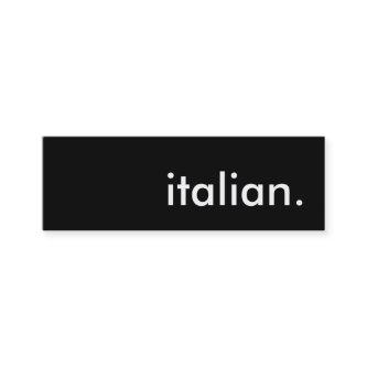 italian. mini