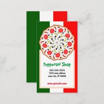 Italian pizza Pepperoni shop or restaurant
