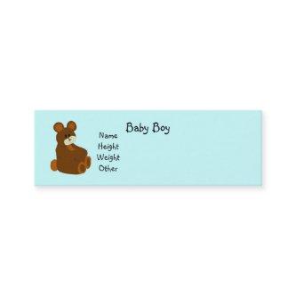 It's A Boy Baby Announcement