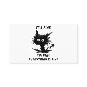 Its fine I'm fine funny coffee cute sarcastic blac