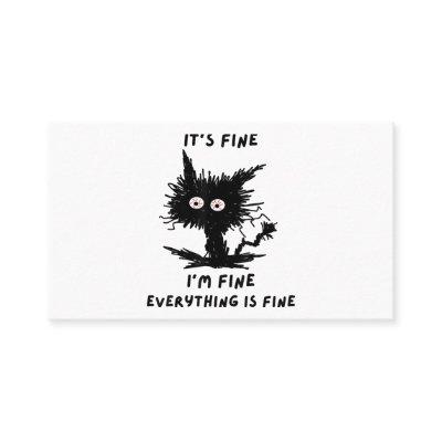Its fine I'm fine funny coffee cute sarcastic blac