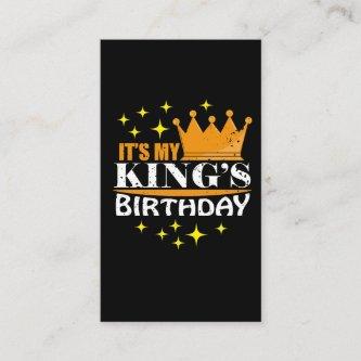 It's My King's Birthday Celebration Party Gift