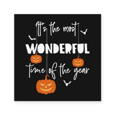 It's the Most Wonderful Time of the Year Pumpkin Square
