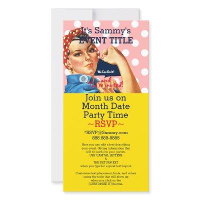 It's Your Personalized Rosie Party Supply