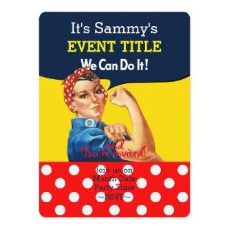 It's Your Personalized Rosie Party Supply Invitation