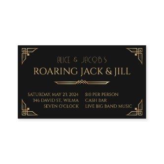 Jack and Jill Stag and Doe Art Deco Tickets