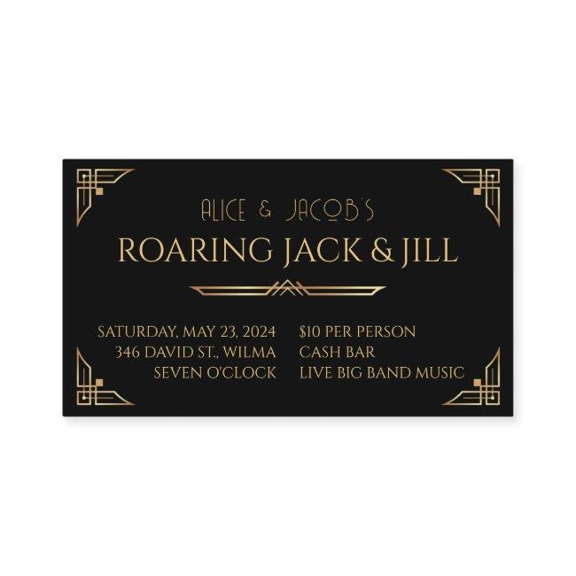 Jack and Jill Stag and Doe Art Deco Tickets