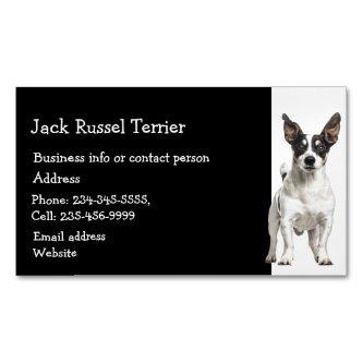 Jack Russel Terrier Dog Breeder Pet Sitter Busines  Magnet