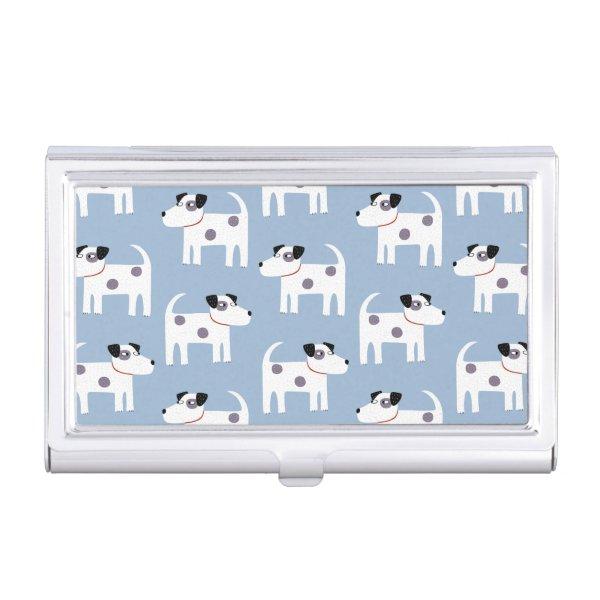 Jack Russell Terrier Dog Blue  Case