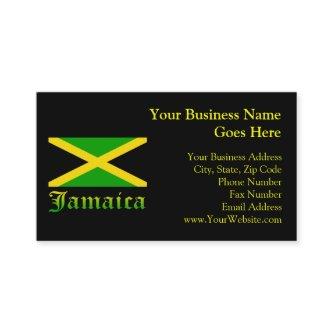 Jamaica Flag, Black, Green and Yellow