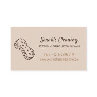 Janitorial maid mobile cleaner lady boss sponge