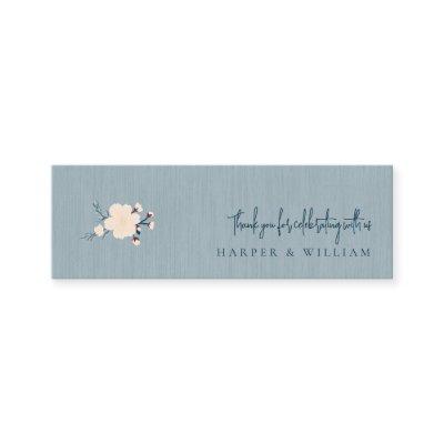 japandi qr code social media wedding card