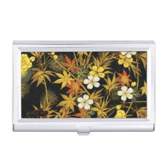 Japanese Autumn Leaves Antique Rich Classic Art  Case