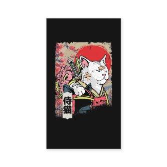 Japanese Samurai Cat Warrior Japan Ninja Kitten