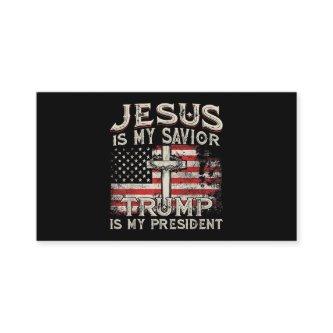 Jesus Is My Savior Trump Is My President American