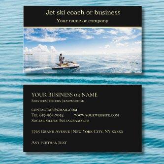 Jet ski jetski water skiing coach instructor