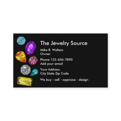 Jewelry Theme Business Profile Cards Template