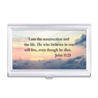 JOHN 11:25 SUNRISE OVER THE OCEAN PHOTO CASE FOR