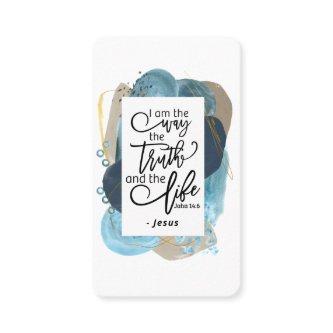 John 14:6 I Am the Way Truth Life Christian Bible