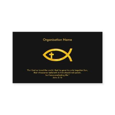 John 3:16 | Christian Fish Cross