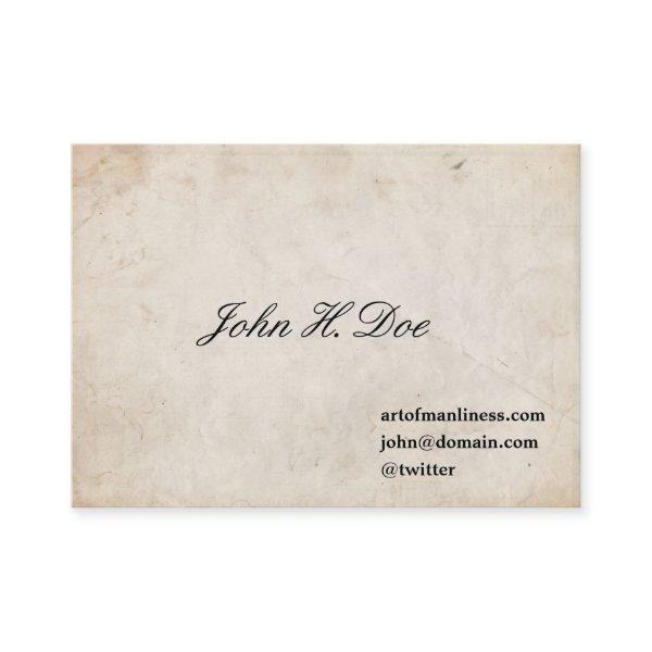 John L. Sullivan Calling Card