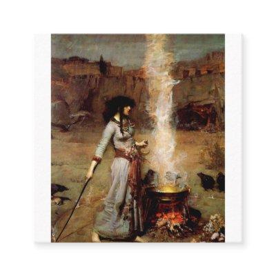 John William Waterhouse The Magic Circle Square