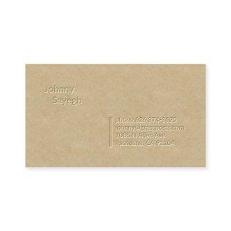 Johnny Sayegh Letterpress