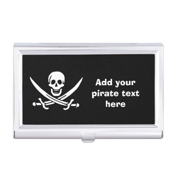 Jolly roger pirate flag case for