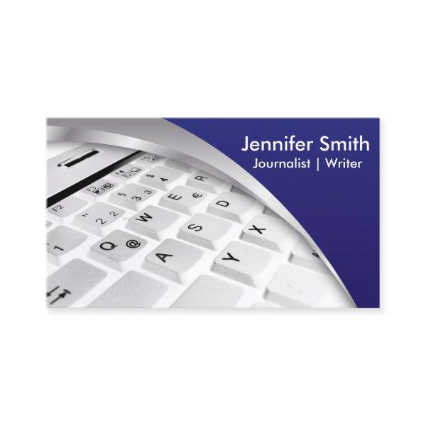 Journalist | Writer | Blogger | Reporter - Blue